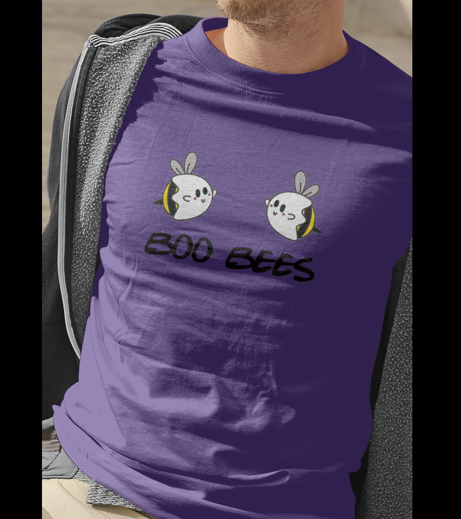 BOO BEES Cute Ghostly Honey Bees Halloween Humor T-Shirt