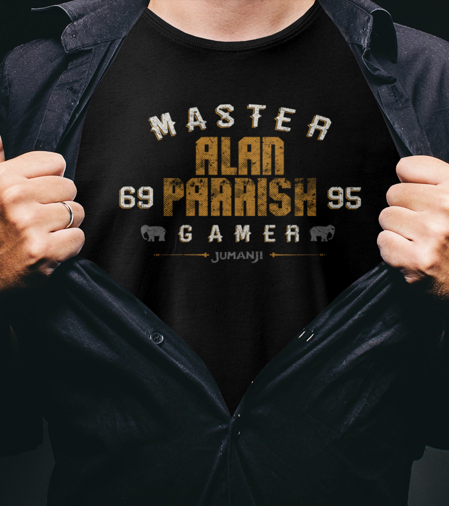 Master Alan Parrish Gamer Jumanji 69 95 T-Shirt