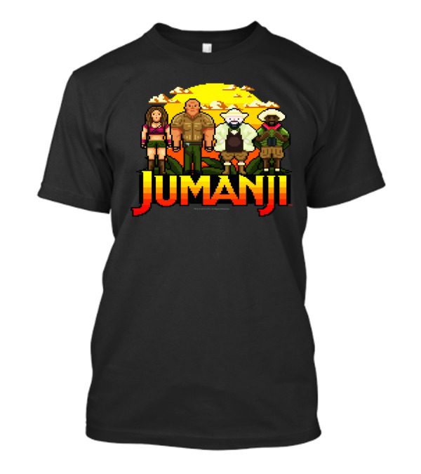 Jumanji The Next Level 8 Bit Characters T-Shirt