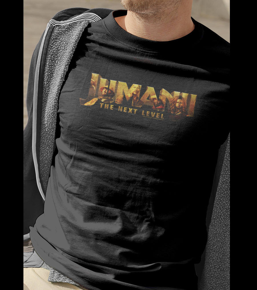 Jumanji The Next Level Character Logo Fill T-Shirt