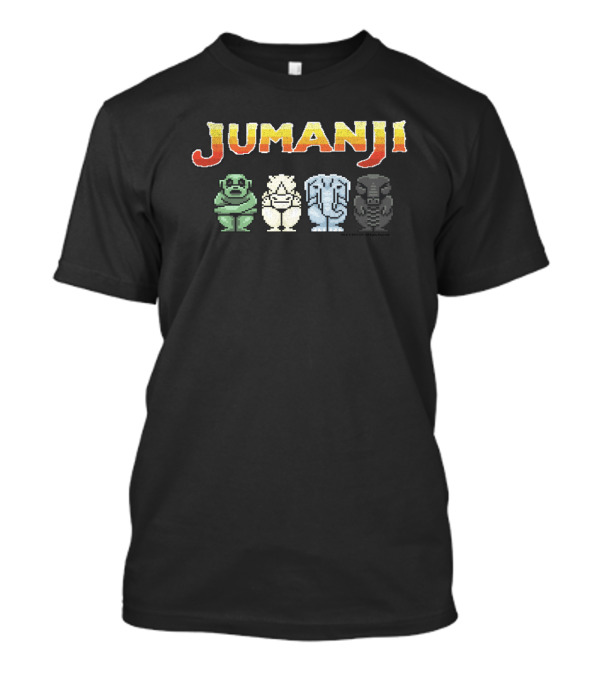 Jumanji 8 Bit Game Pieces Retro Adventure T-Shirt
