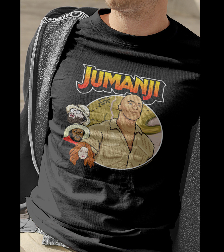 Jumanji The Next Level Pixel Characters T-Shirt