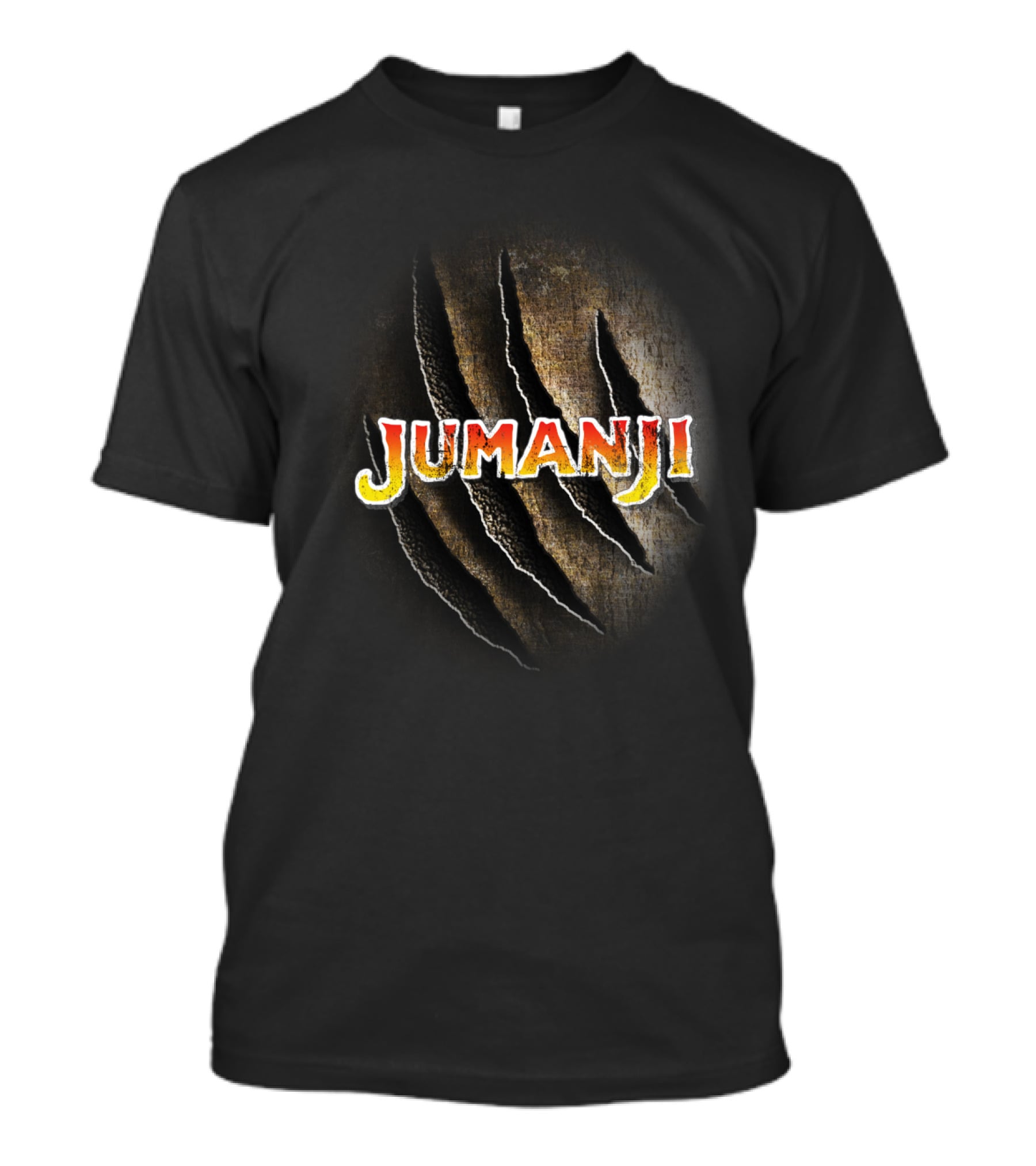 Jumanji Claw Marks Vintage Logo Rugged T-Shirt