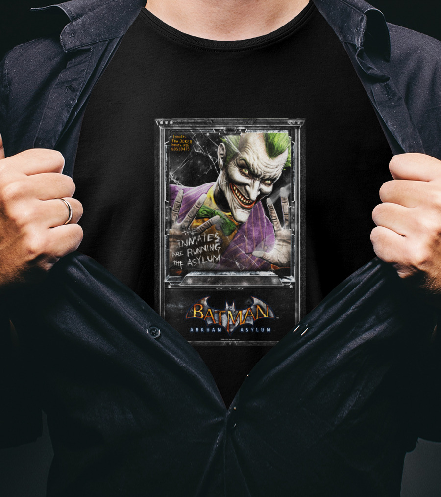 The Joker Inmates Are Running The Batman Arkham Asylum T-Shirt