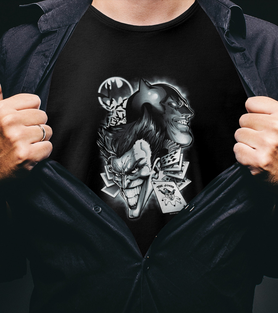 Batman Joker Playing Cards Archenemies T-Shirt