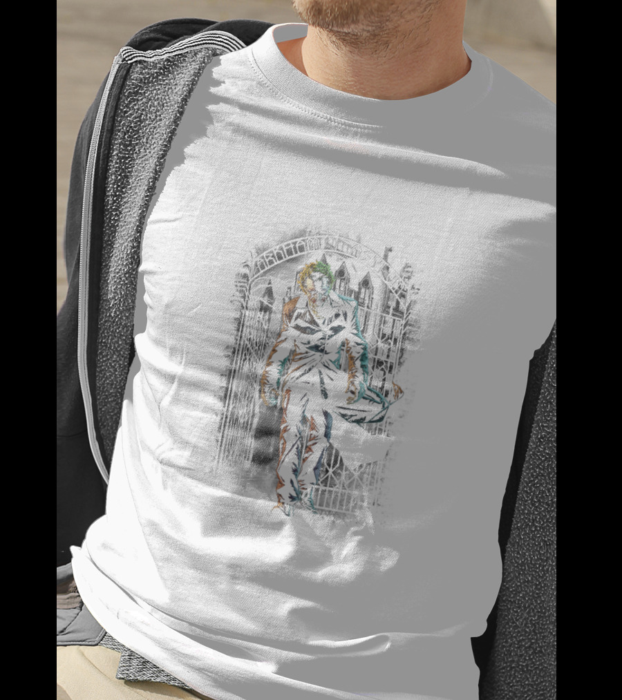 Batman Joker Walking Out Of Arkham Asylum T-Shirt