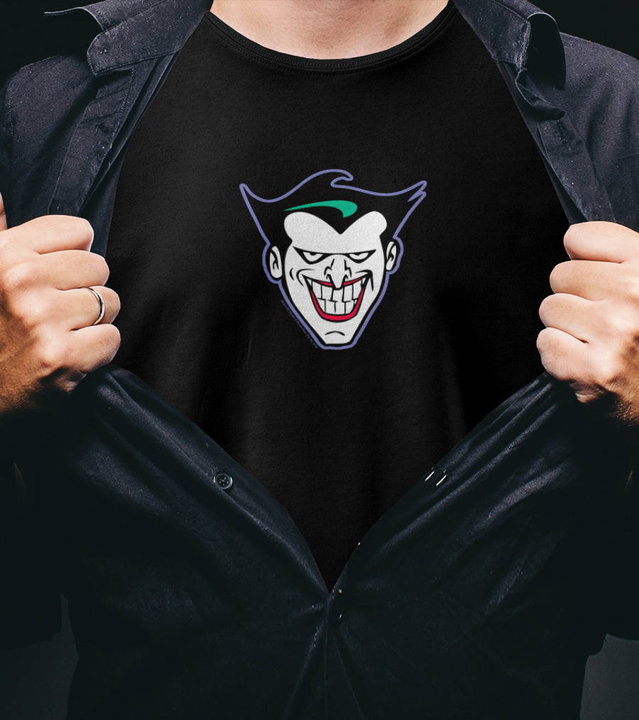 Batman The Animated Series Joker Grinning Face T-Shirt