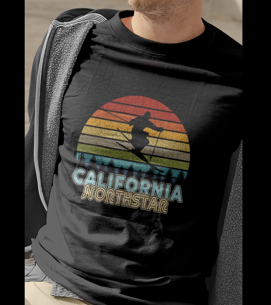 CALIFORNIA NORTHSTAR Vintage Skiing Retro Winter T-Shirt