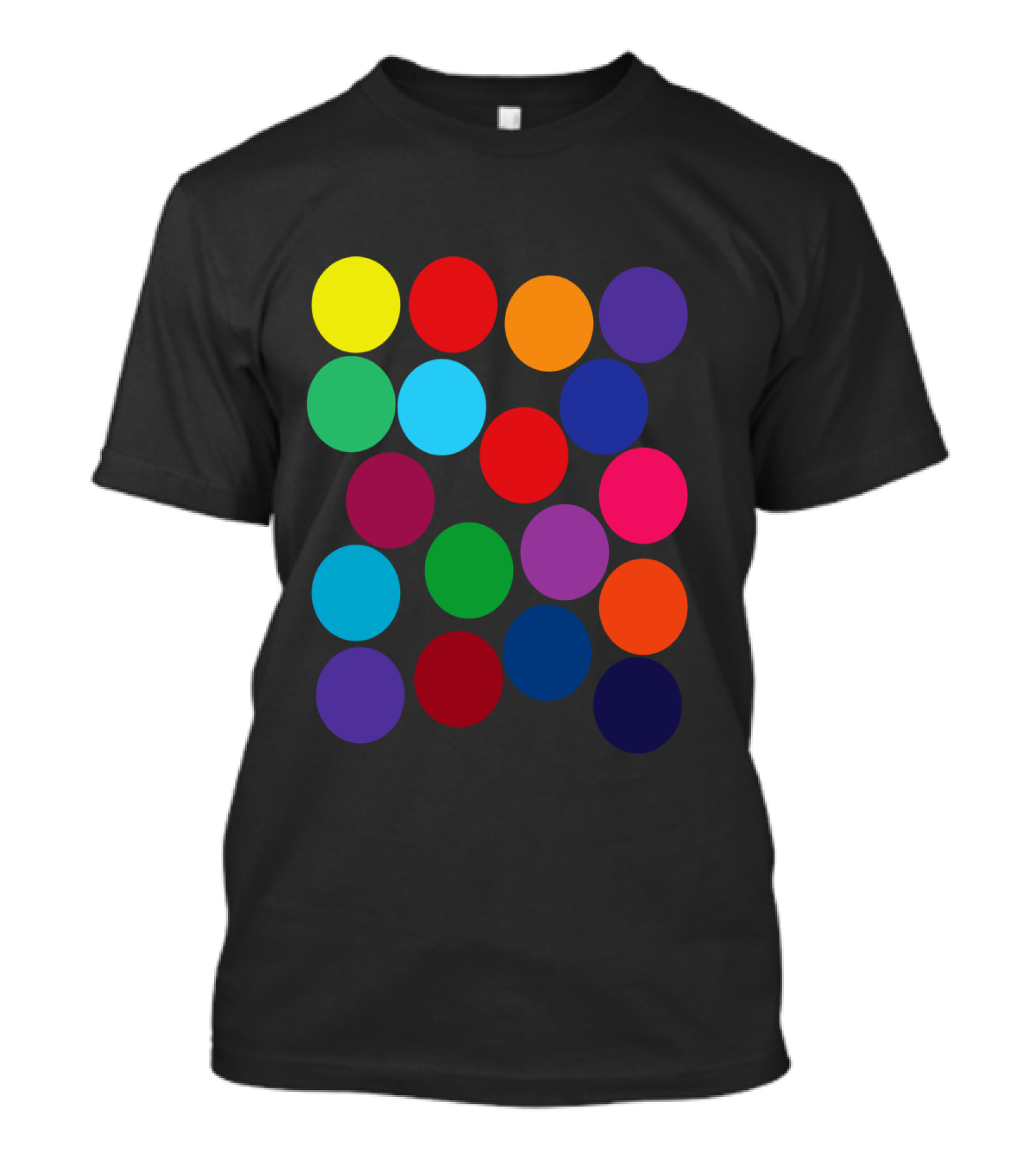 Color Blind Glasses First Time Rainbow Dots T-Shirt