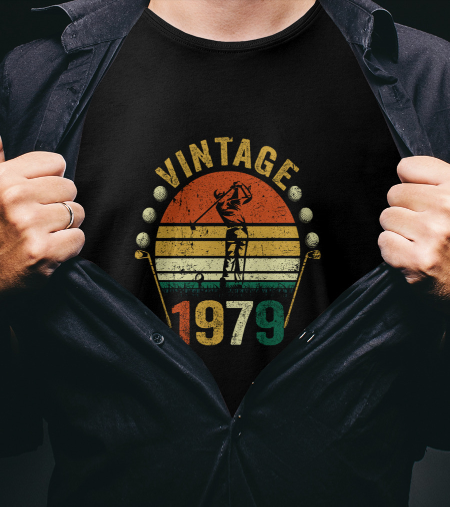 Vintage 1979 Golfer Golf Lover T-Shirt