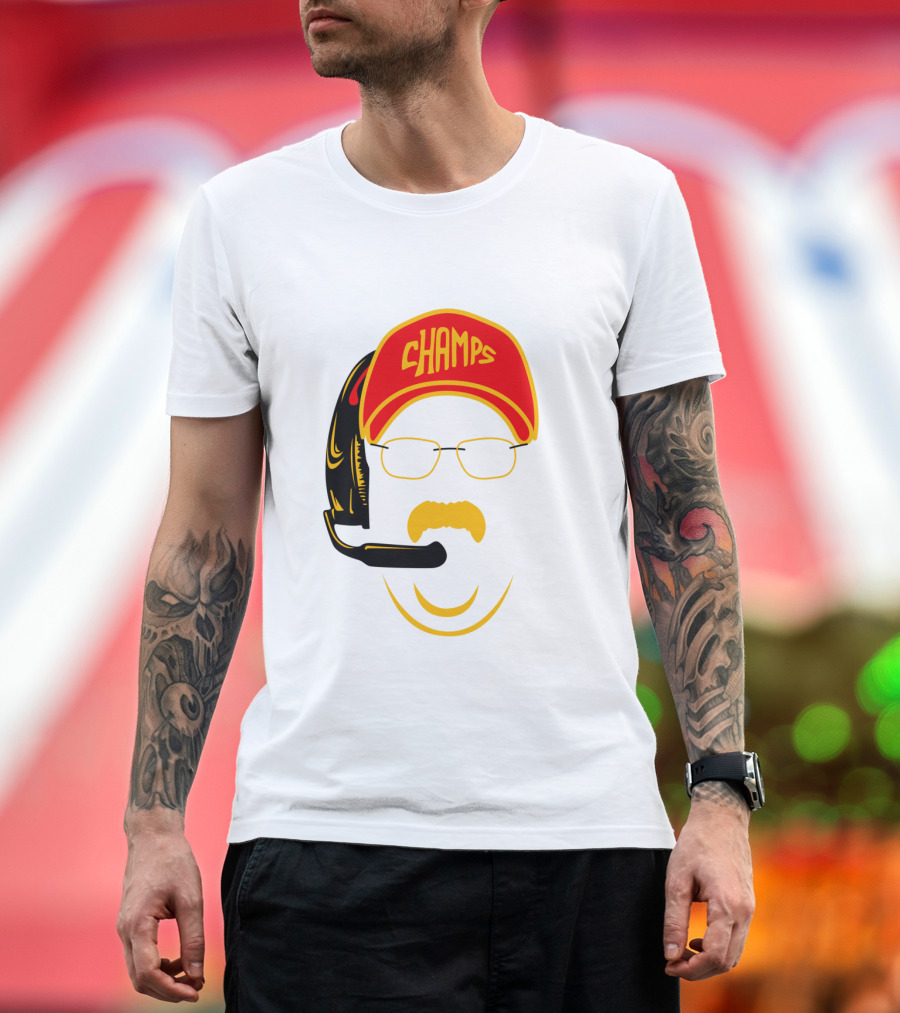 Kansas City Football Pride Champs Coach Headset T-Shirt