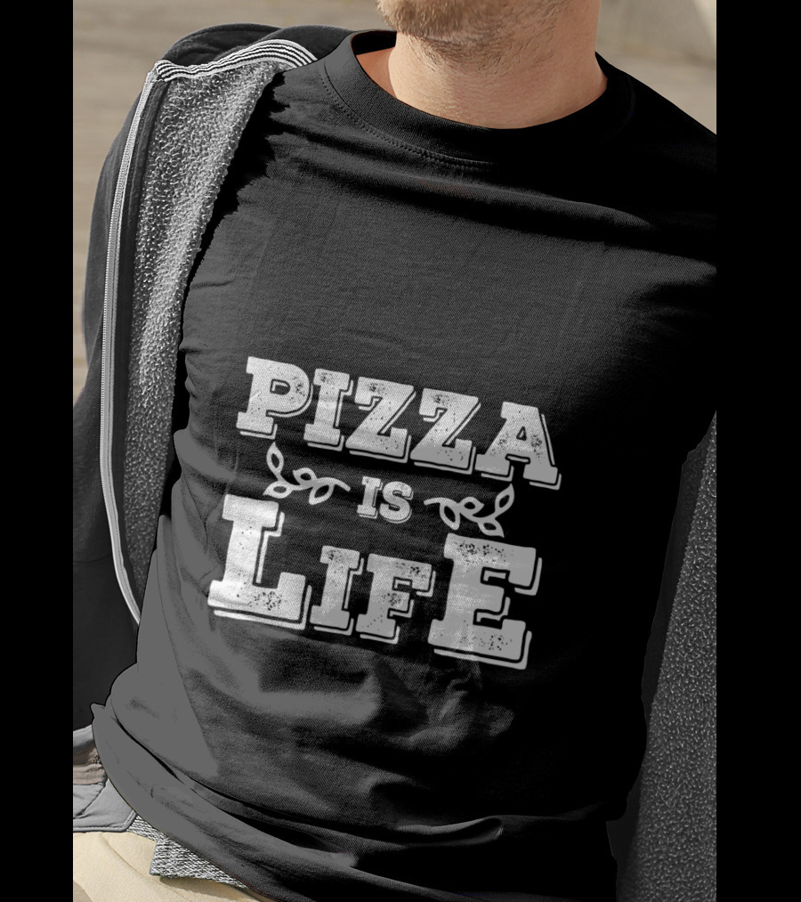 Pizza Is Life Cute Food Lover T-Shirt