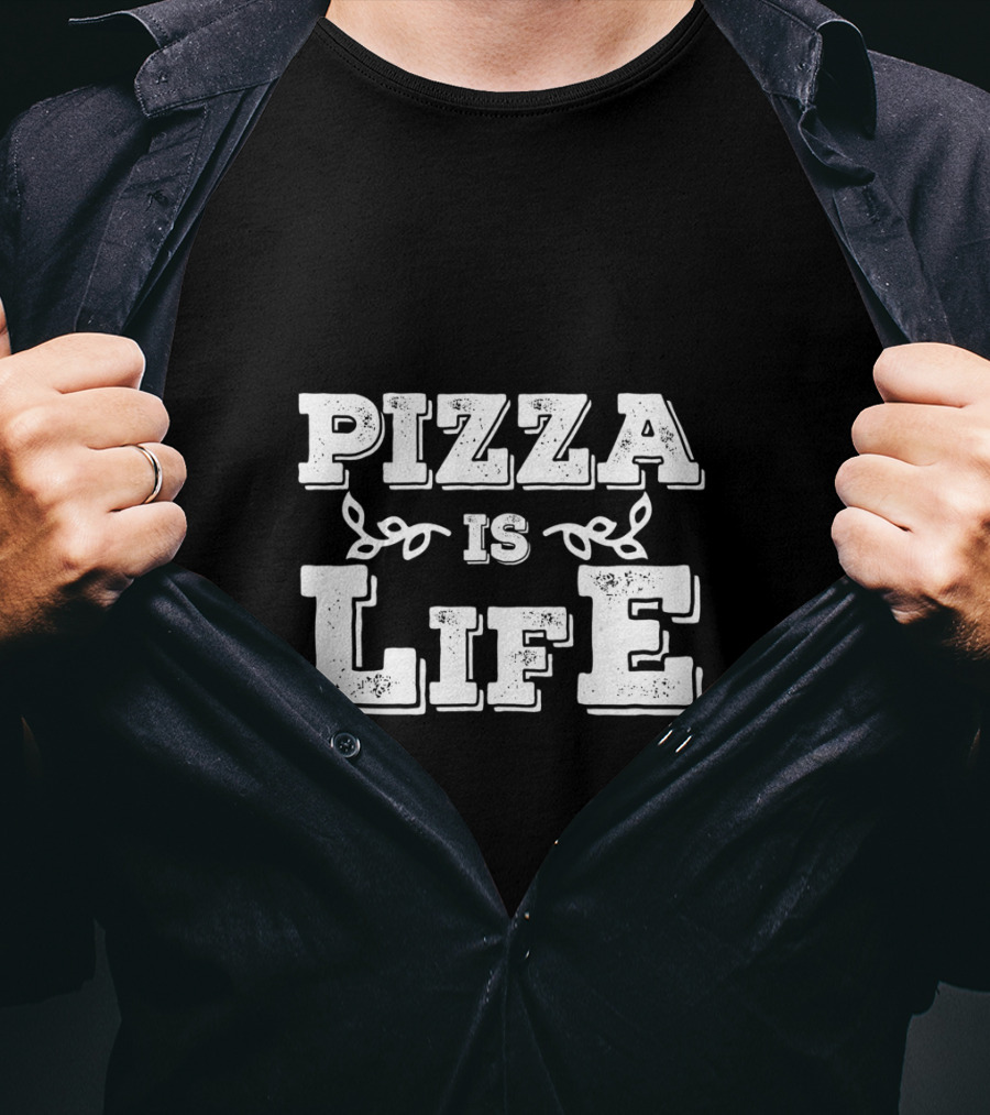Pizza Is Life Cute Food Lover T-Shirt
