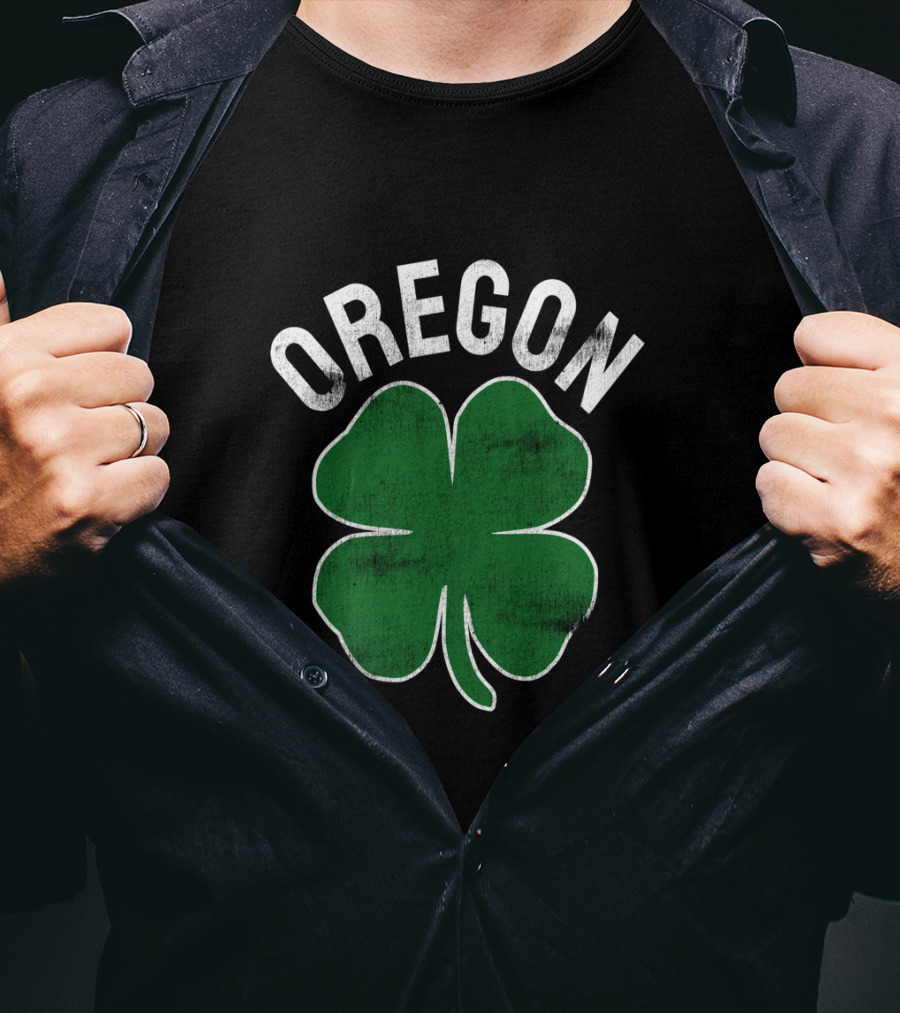 St. Patrick's Day Oregon Shamrock Irish Saint T-Shirt