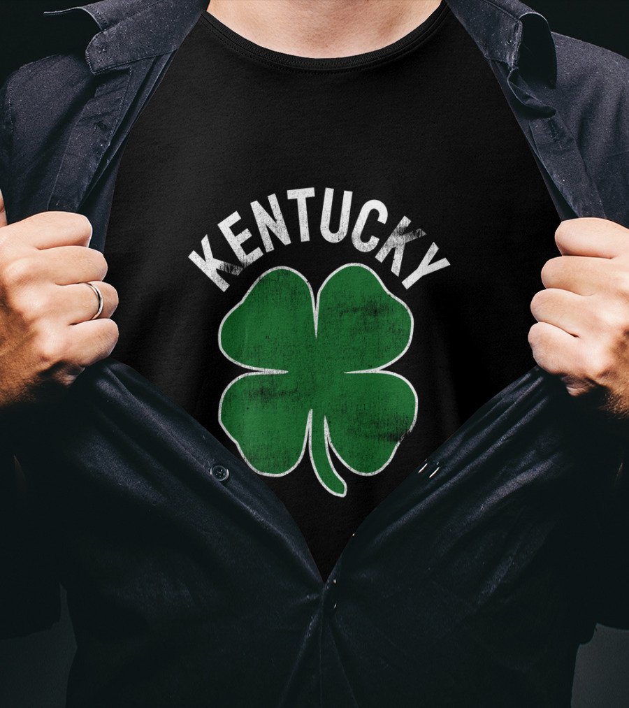 Kentucky Shamrock St. Patrick's Day Irish T-Shirt