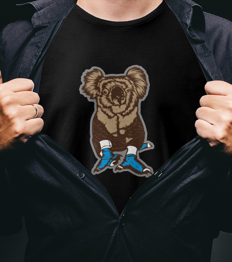 Protect Australian Wildlife Bandaged Koala Bear T-Shirt