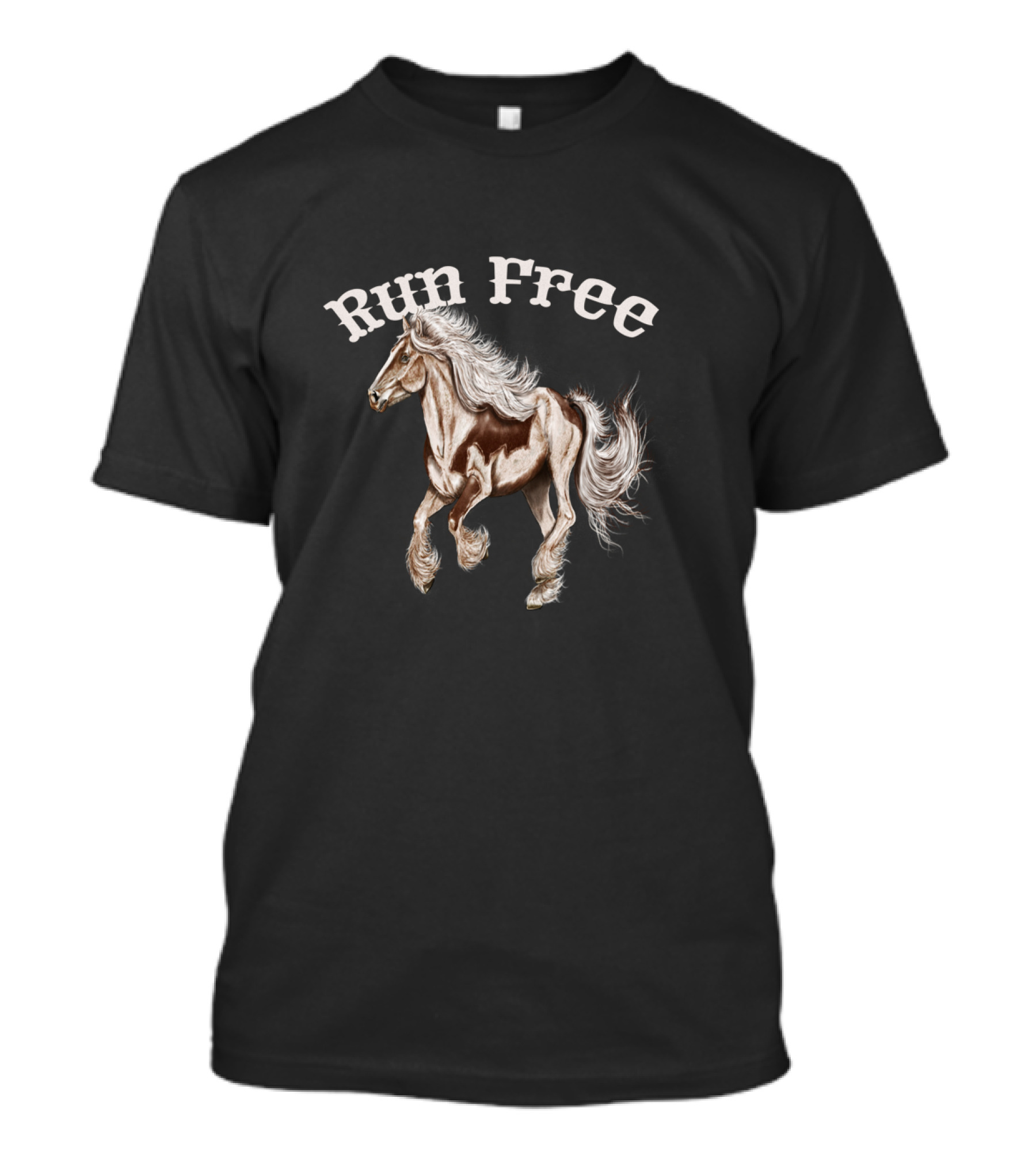 Run Free Horse Animal Lover Wildlife T-Shirt