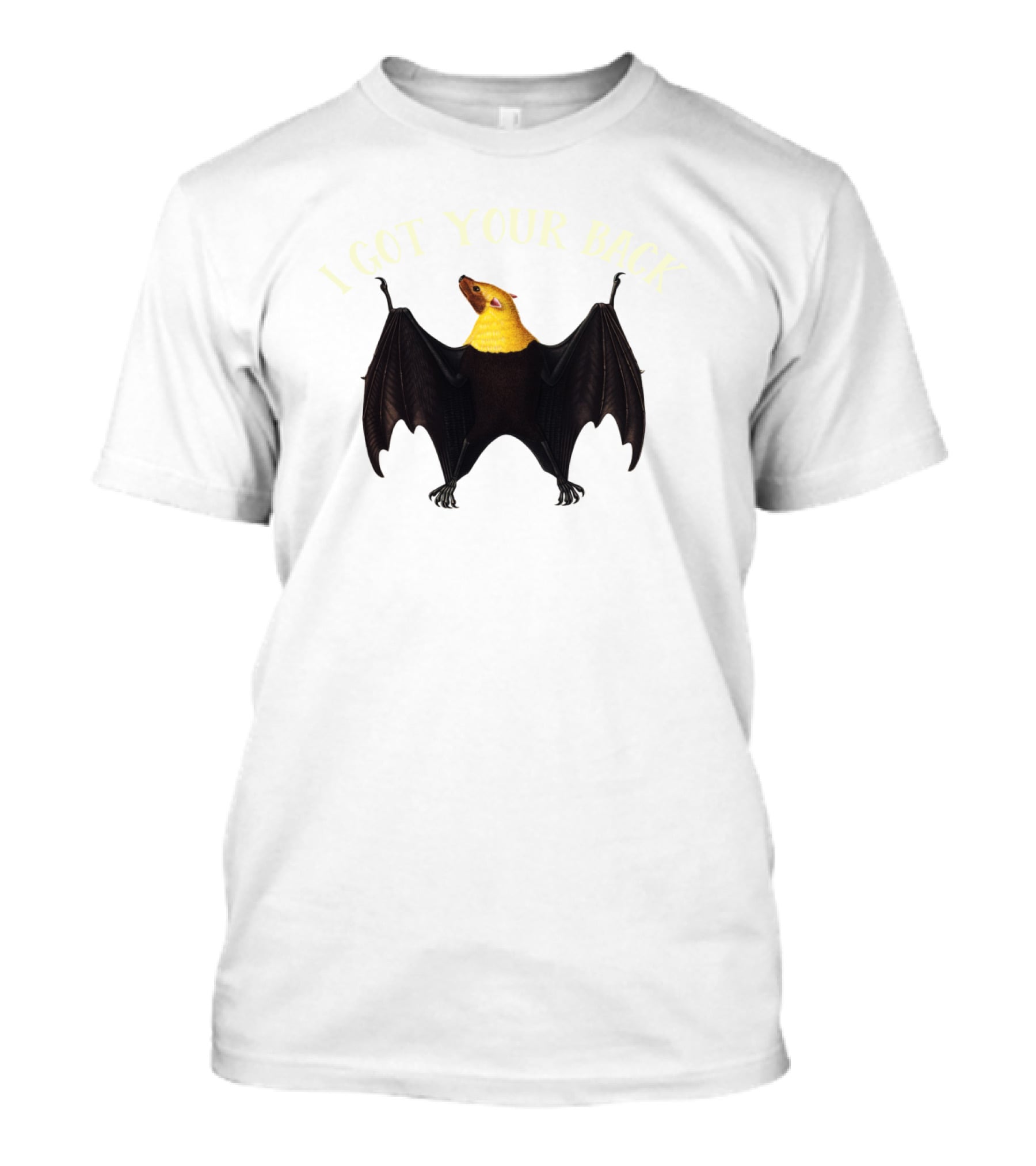 Wildlife Humor I Got Your Back Bat Hanging T-Shirt
