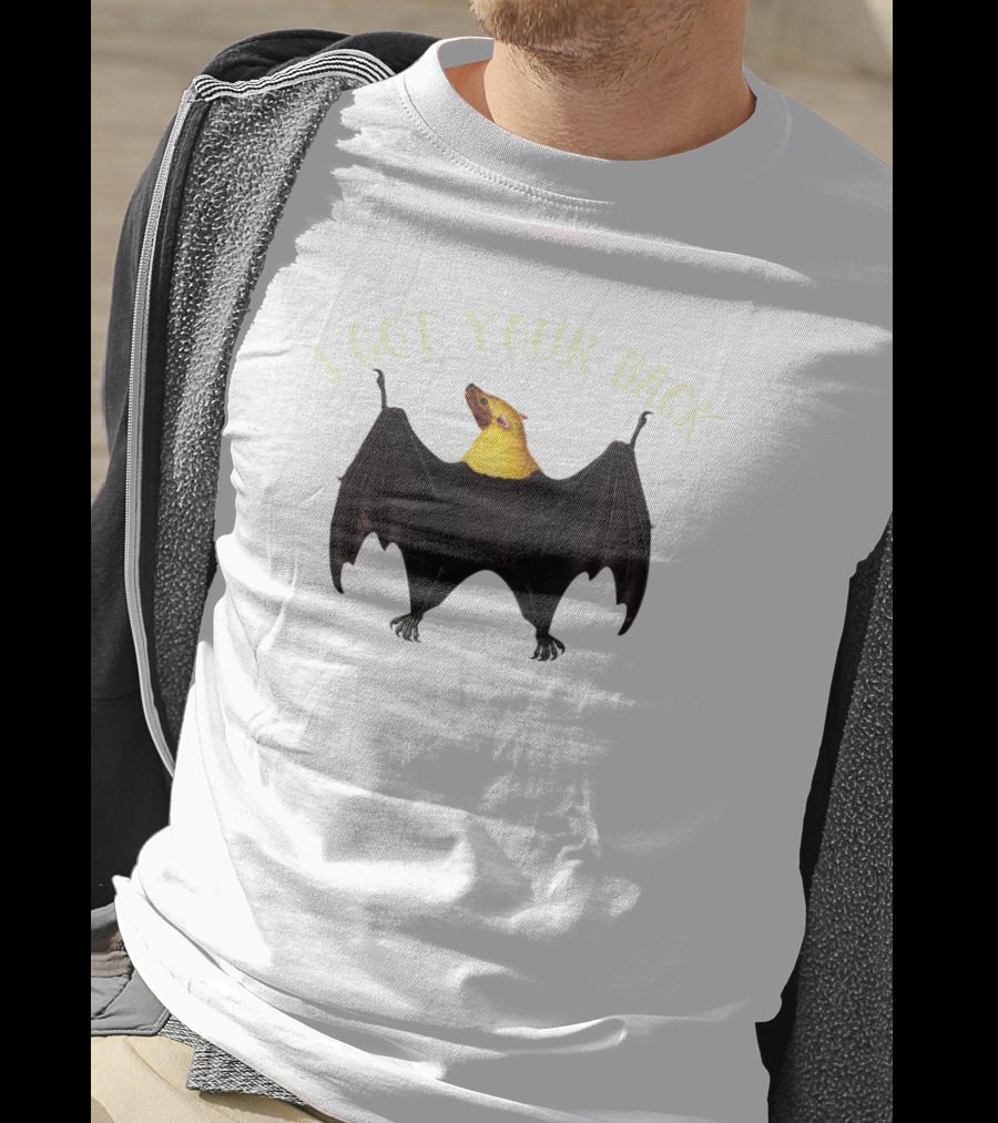 Wildlife Humor I Got Your Back Bat Hanging T-Shirt