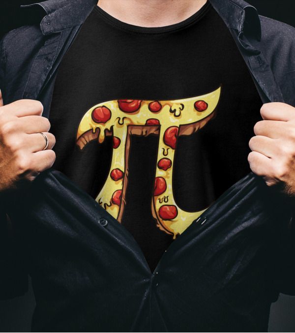 Pizza Pi Funny Math Geek Pi Day 3.14 T-Shirt