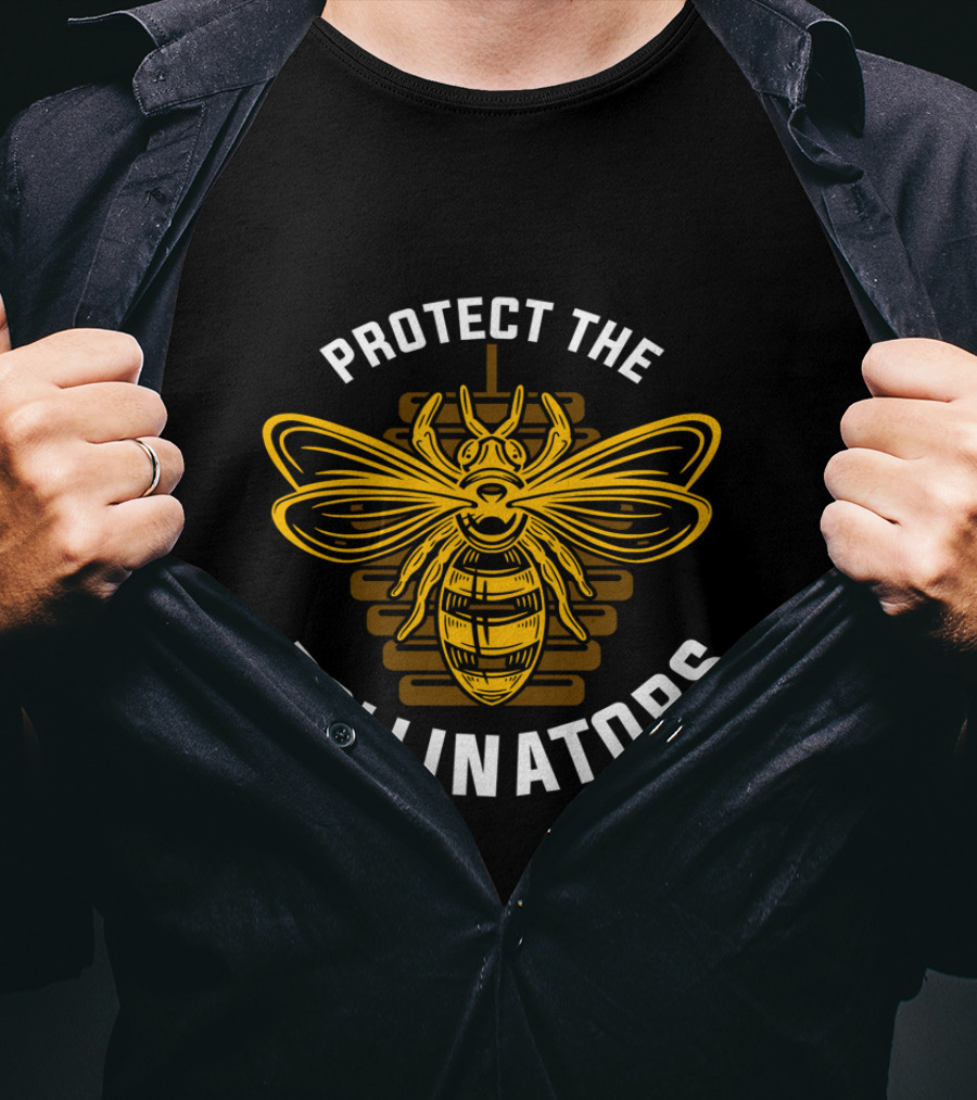 Protect The Pollinators Beekeeping Honey Bee Beekeeper T-Shirt
