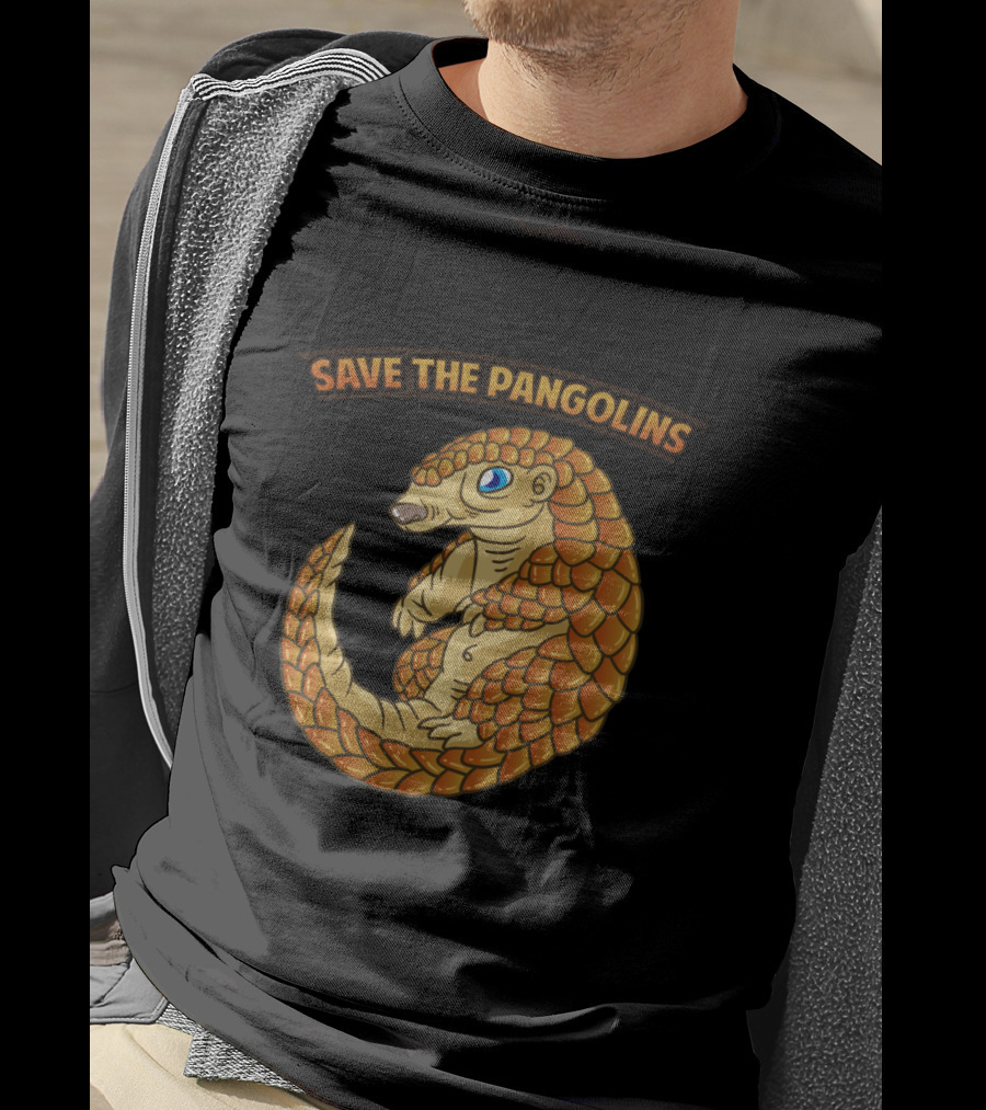 Endangered Animal Save The Pangolins T-Shirt