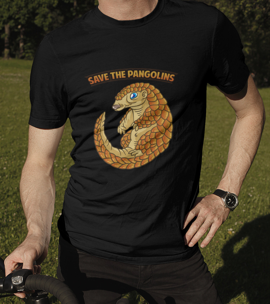 Endangered Animal Save The Pangolins T-Shirt