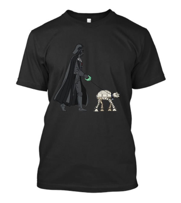 Darth Vader Walking AT-AT Walker Leash T-Shirt