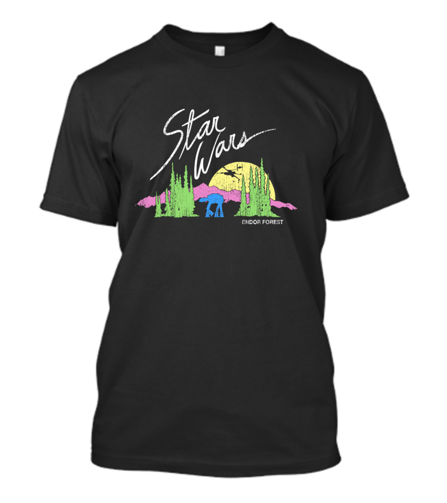Star Wars Endor Forest AT-AT T-Shirt