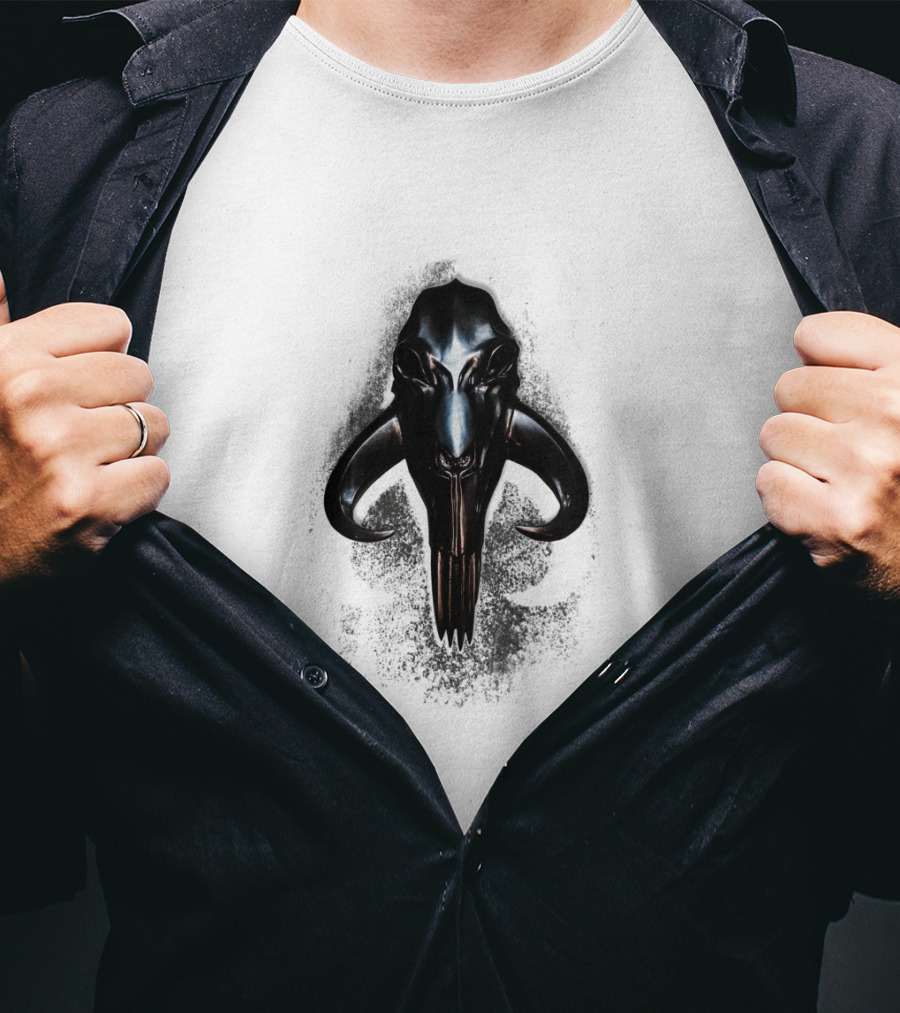 Mandalorian Armorer Mythosaur Metal T-Shirt