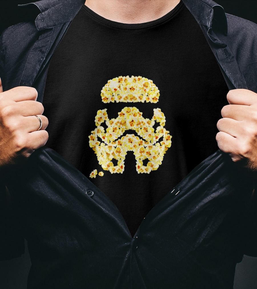 Popcorn Stormtrooper Helmet Iconic Snack T-Shirt