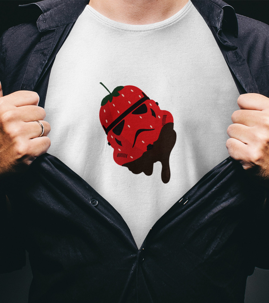 Star Wars Stormtrooper Chocolate Dipped Strawberry T-Shirt