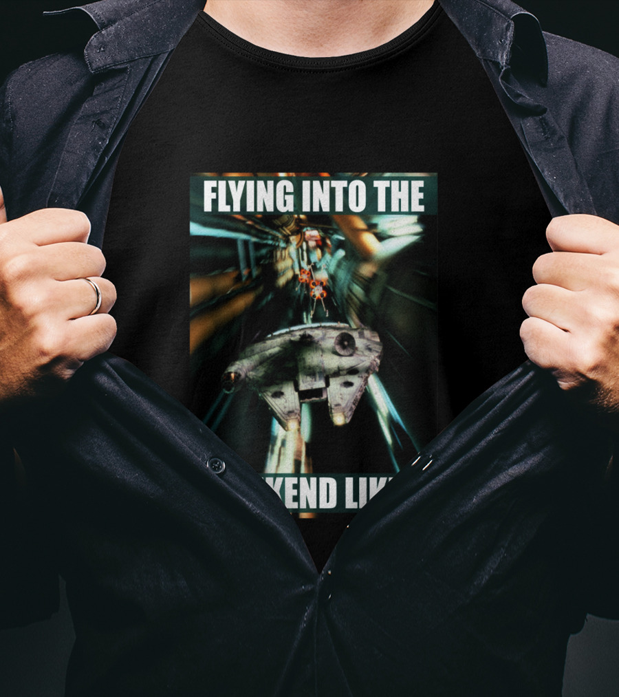 Flying Into The Weekend Like Millennium Falcon T-Shirt