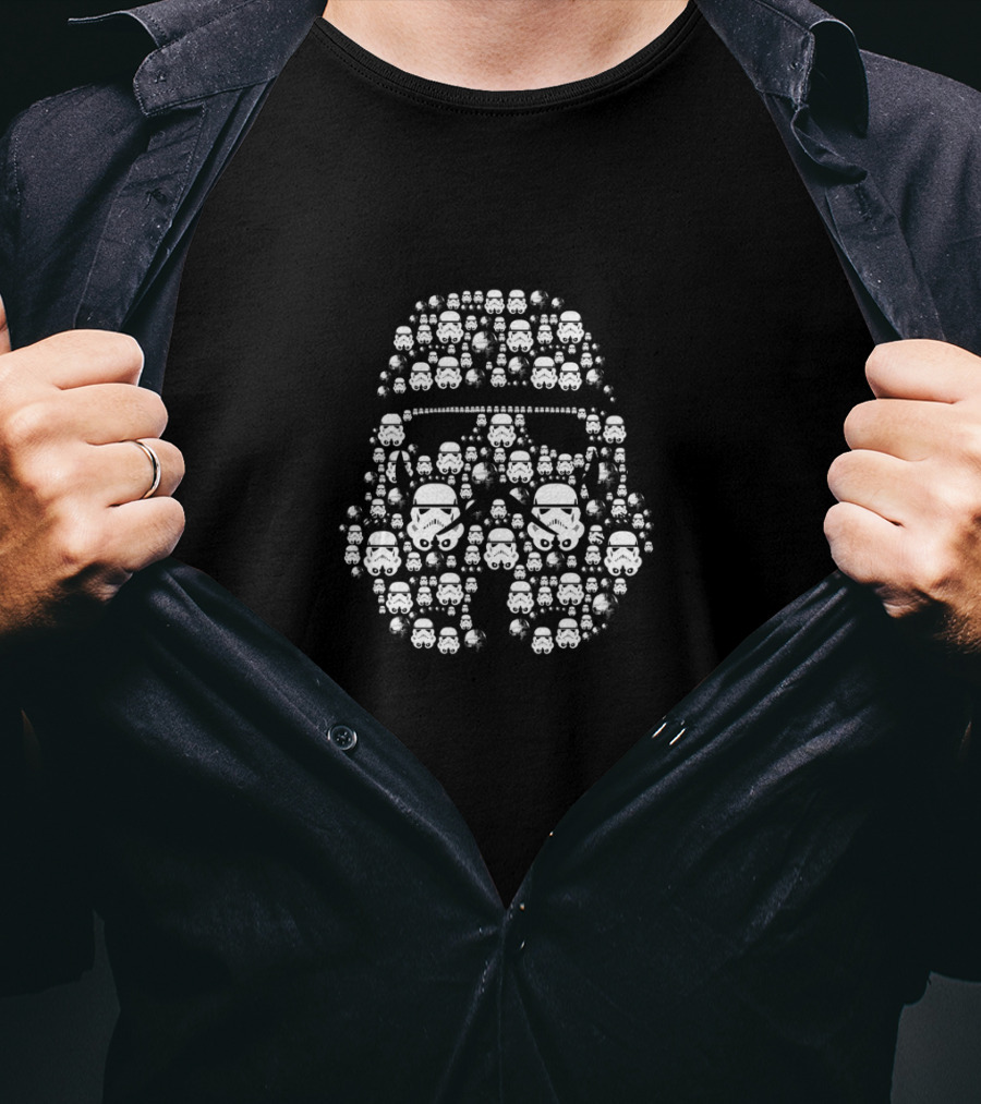 Star Wars Stormtrooper Helmet Mosaic T-Shirt