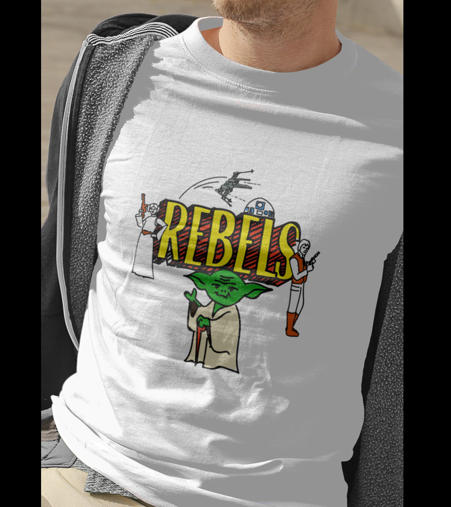 Star Wars Rebels Yoda Leia Han Solo Doodles T-Shirt