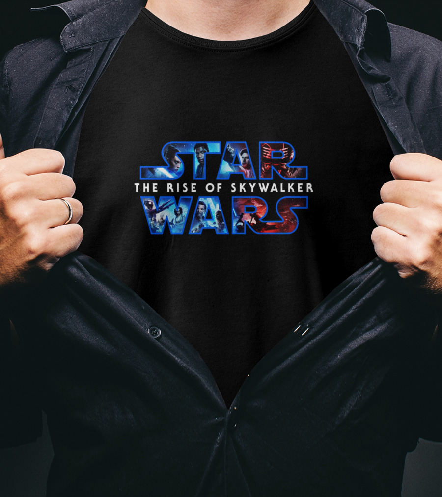 Star Wars The Rise Of Skywalker Characters And Scenes In T-Shirt