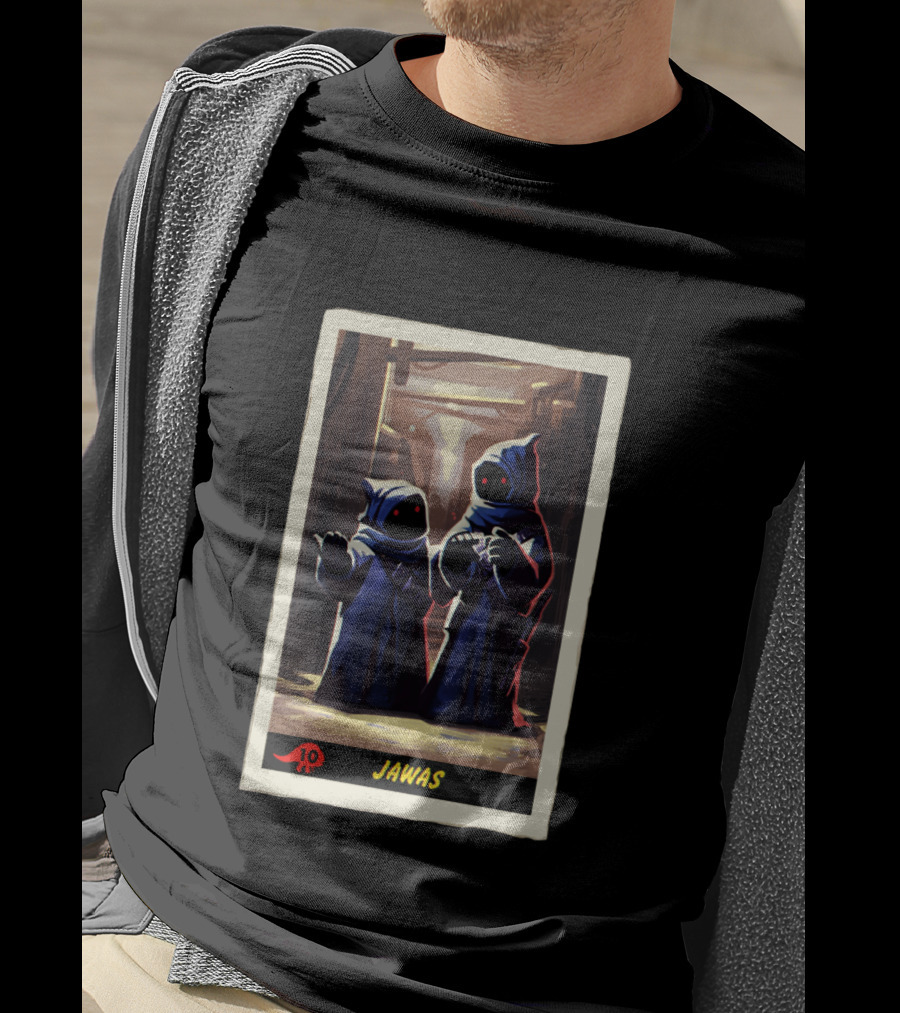 Star Wars The Mandalorian Jawas Trading Card T-Shirt