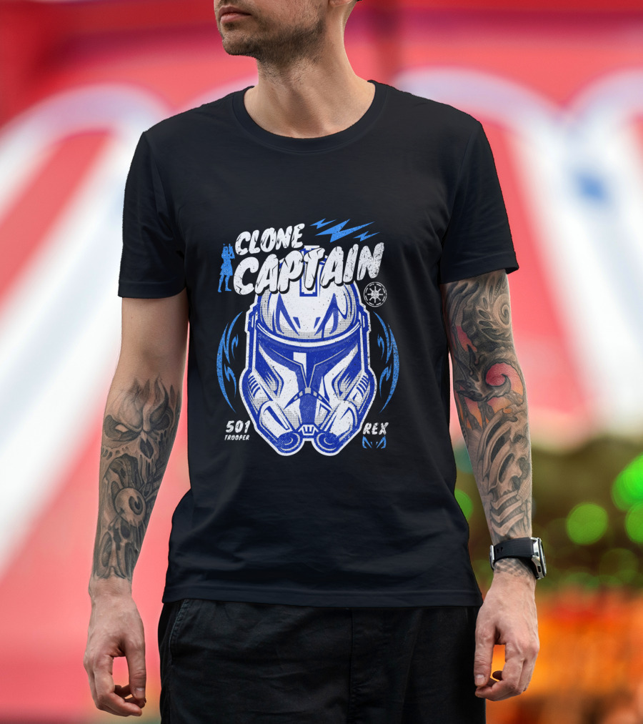 Clone Captain Rex 501 Trooper Star Wars The Clone Wars T-Shirt