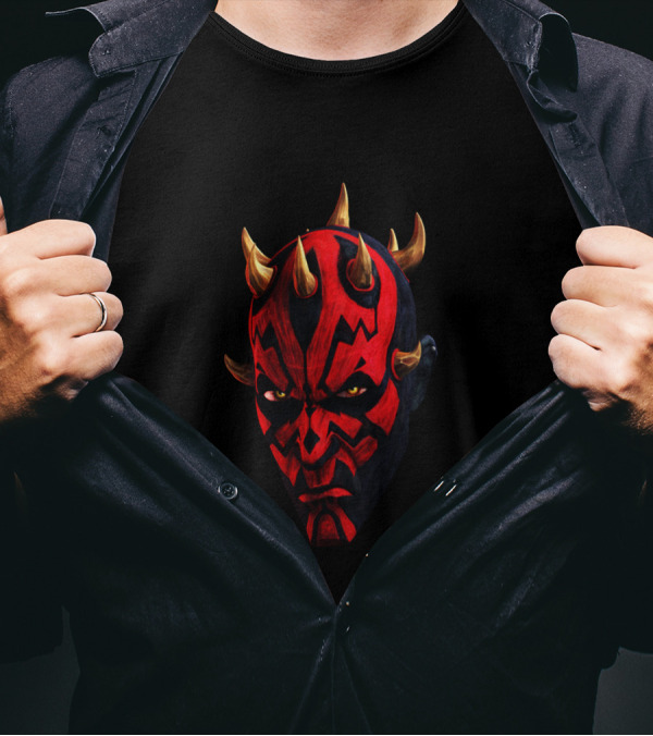 Star Wars The Clone Wars Darth Maul Character Face T-Shirt