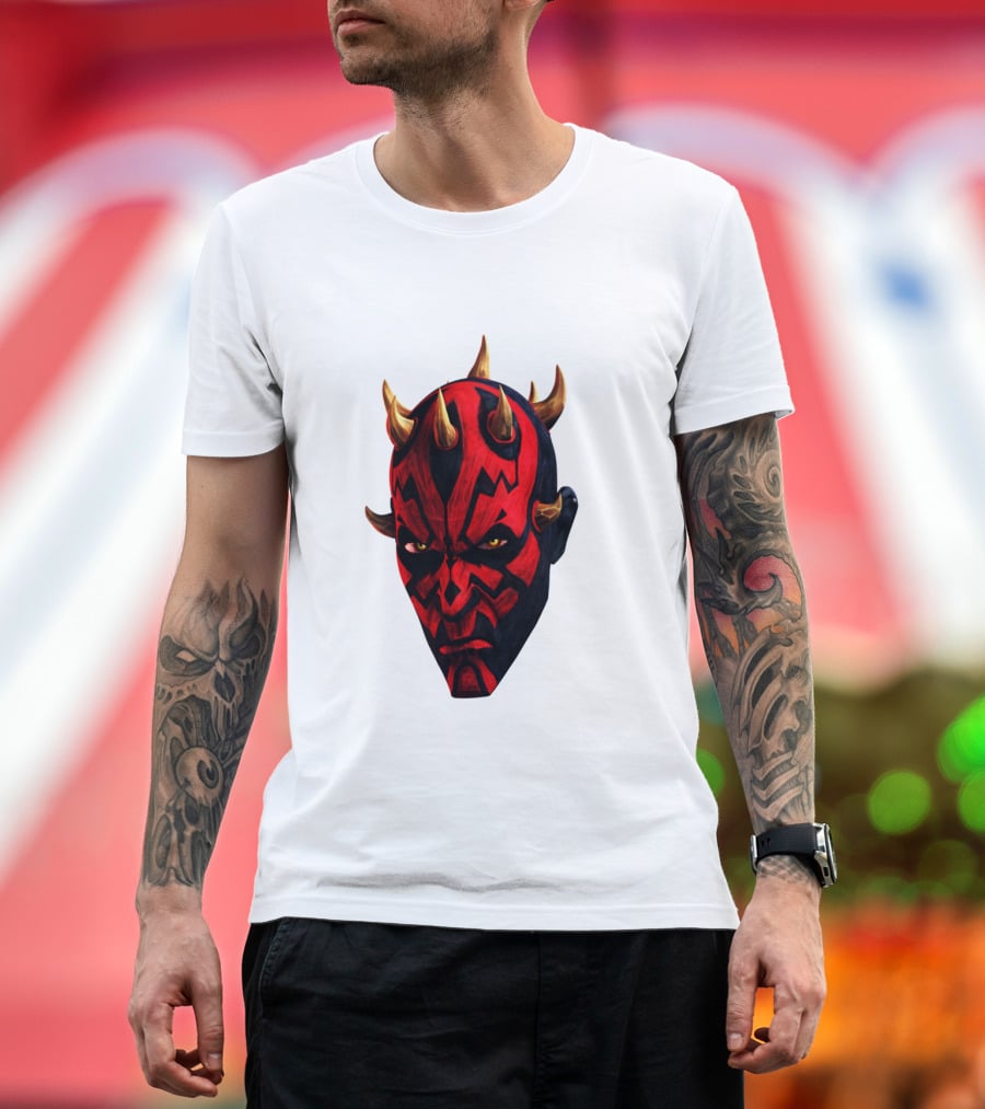 Star Wars The Clone Wars Darth Maul Character Face T-Shirt