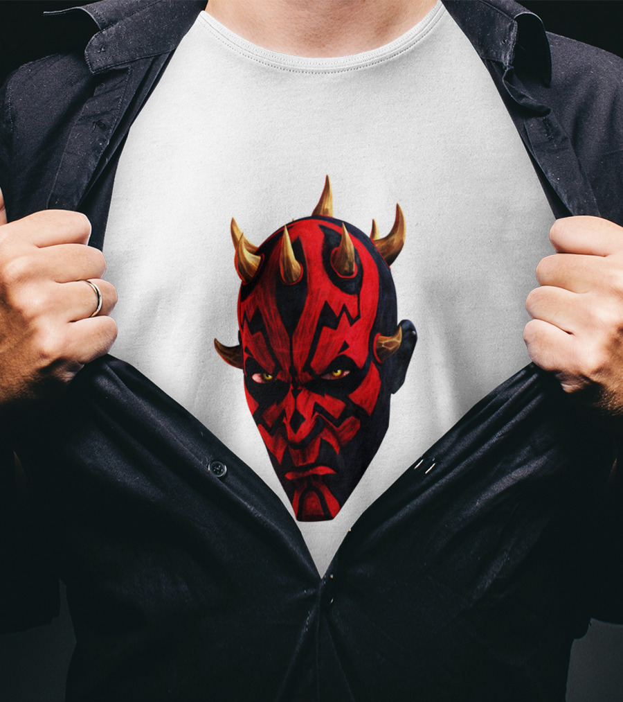 Star Wars The Clone Wars Darth Maul Character Face T-Shirt