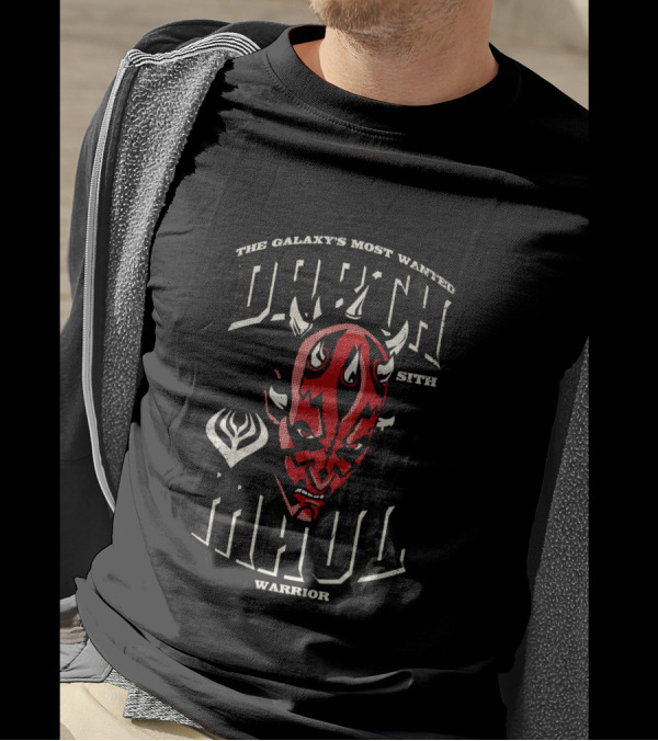 The Galaxy's Most Wanted Sith Darth Maul Warrior T-Shirt