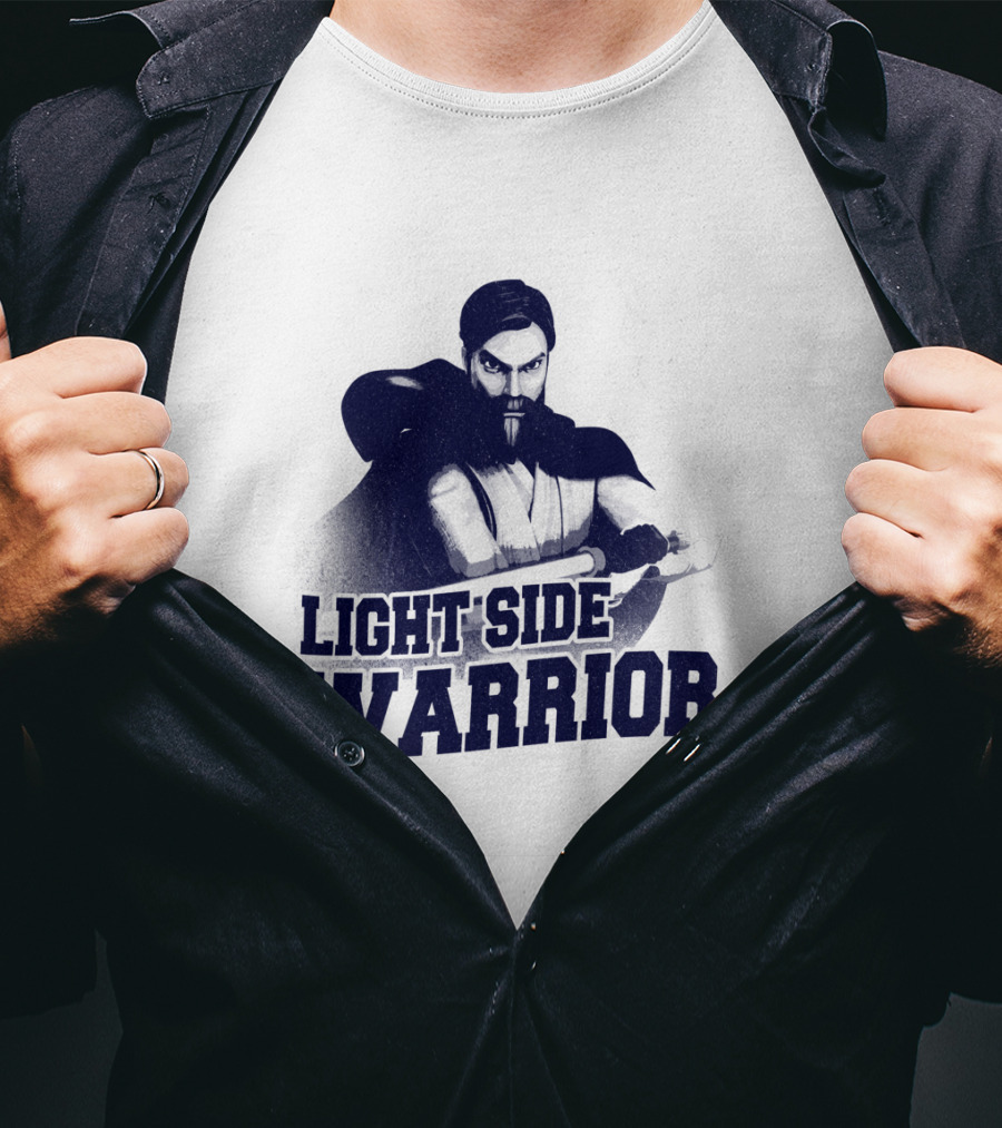 The Clone Wars Obi Wan Kenobi Light Side Warrior T-Shirt