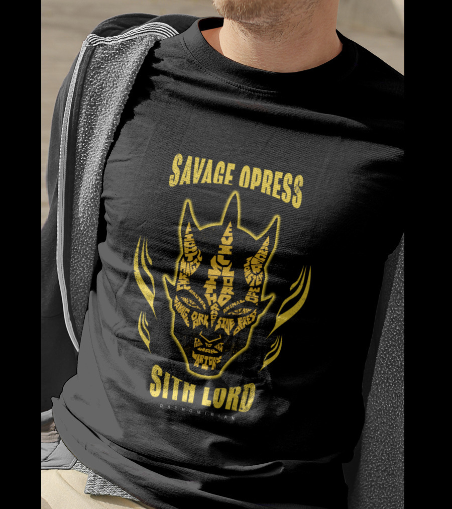 Savage Opress Sith Lord Dathomirian The Clone Wars Face Mask T-Shirt