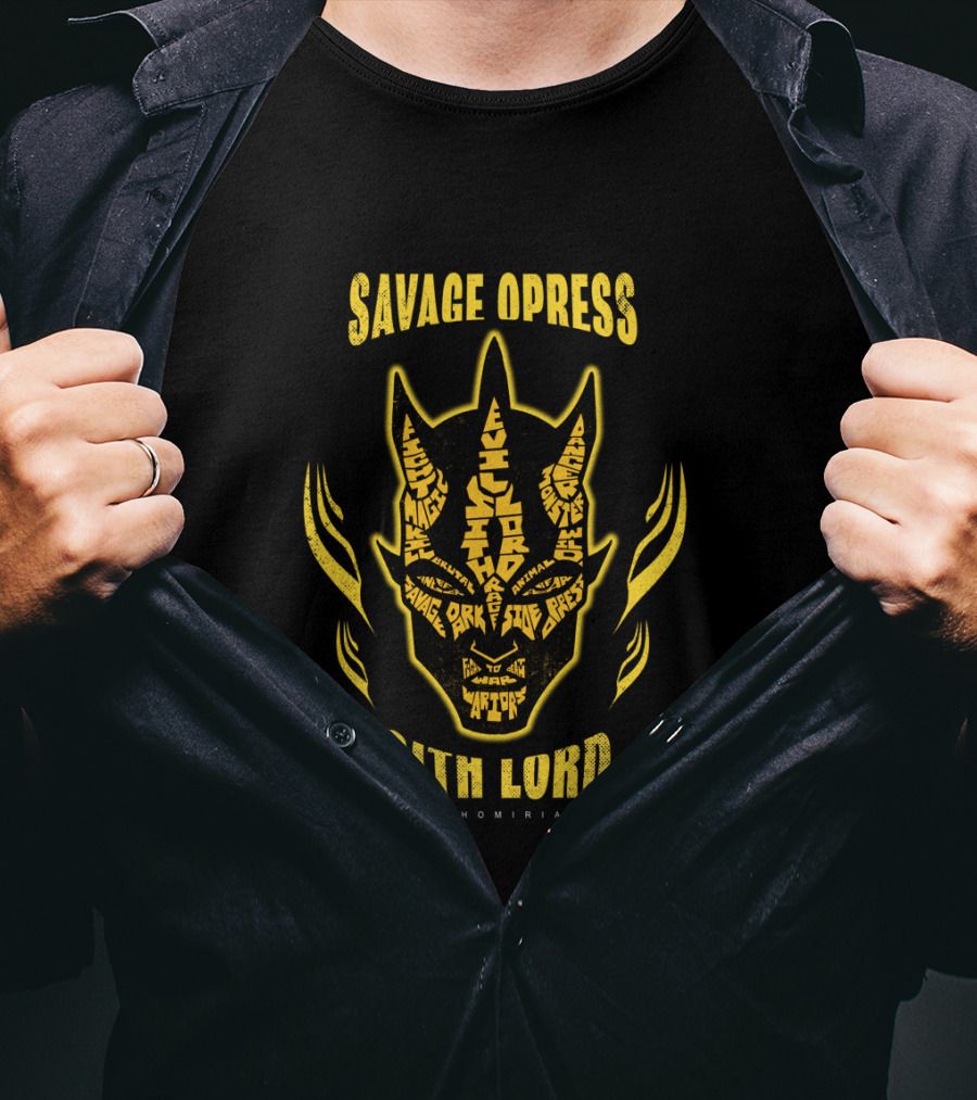 Savage Opress Sith Lord Dathomirian The Clone Wars Face Mask T-Shirt