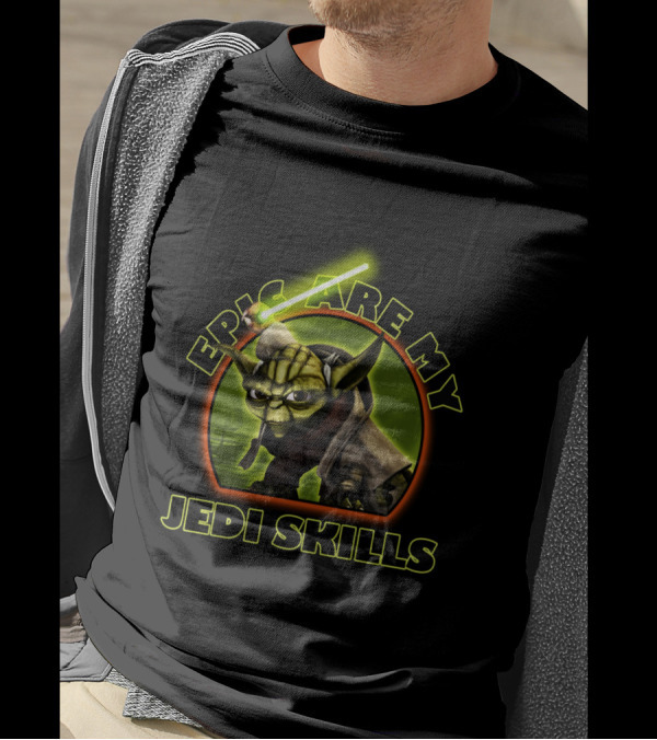 Epic Are My Jedi Skills Yoda The Clone Wars T-Shirt