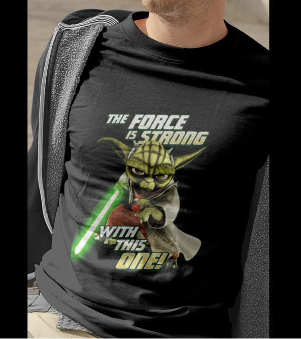 The Force Is Strong With This One Yoda Clone Wars T-Shirt