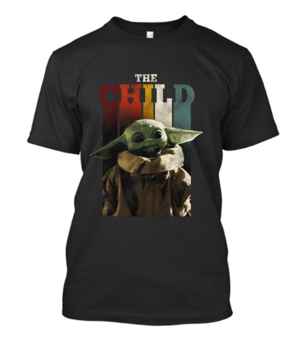 The Mandalorian The Child Retro Colorful T-Shirt