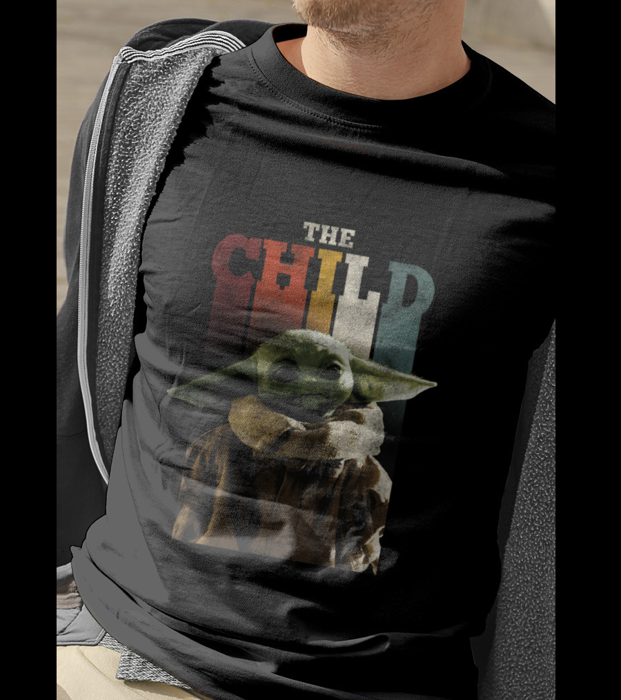 The Mandalorian The Child Retro Colorful T-Shirt