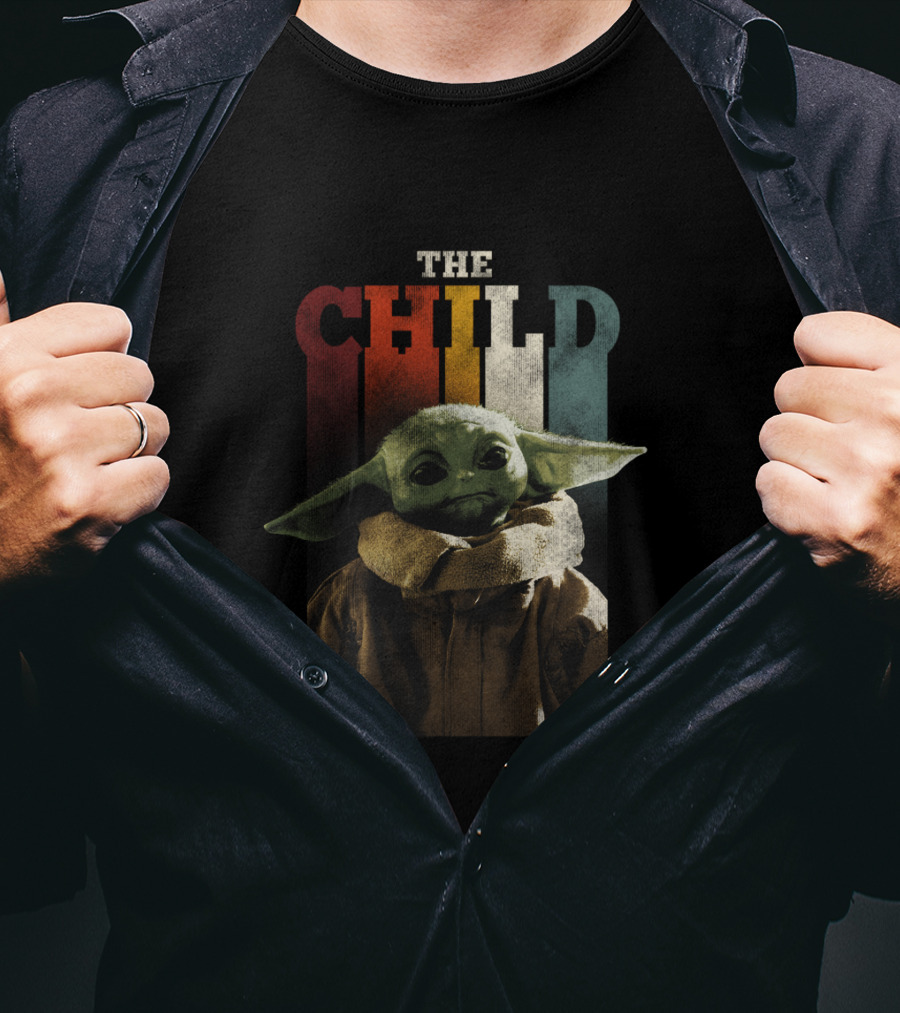 The Mandalorian The Child Retro Colorful T-Shirt